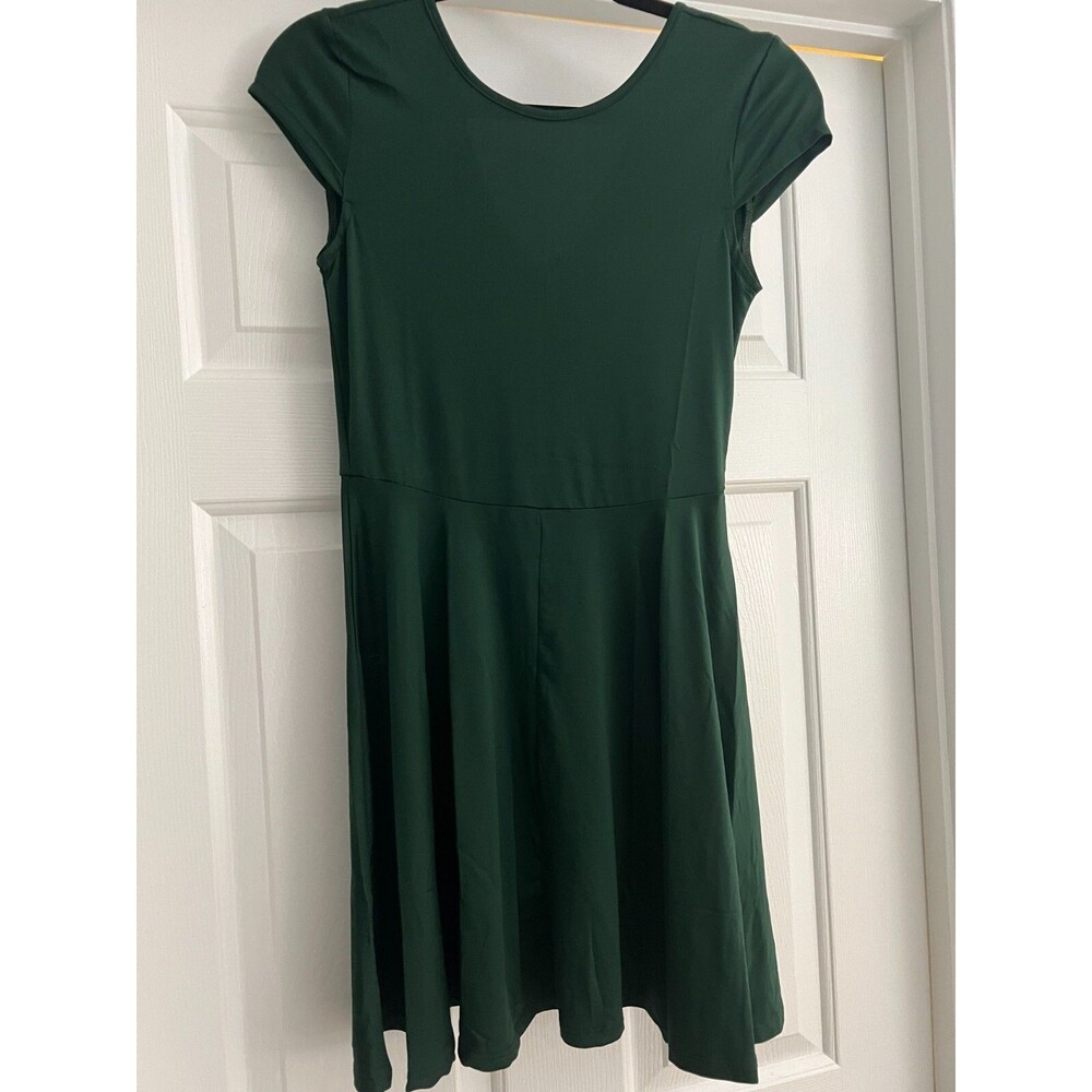 Womens New Never Worn Laughido Green Fit and Flare Dress Size Small